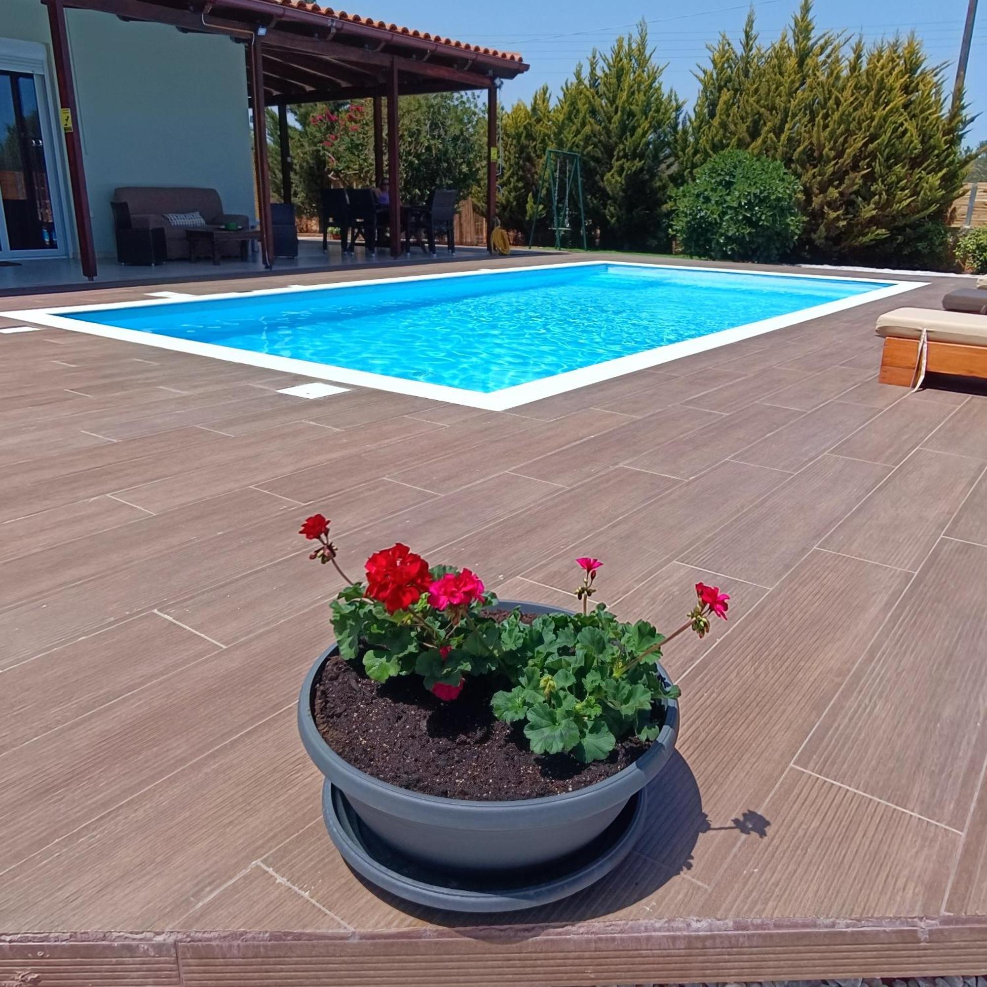 Drosoula Villa 3Bdr Private Swimming Pool Chorafakia Bagian luar foto